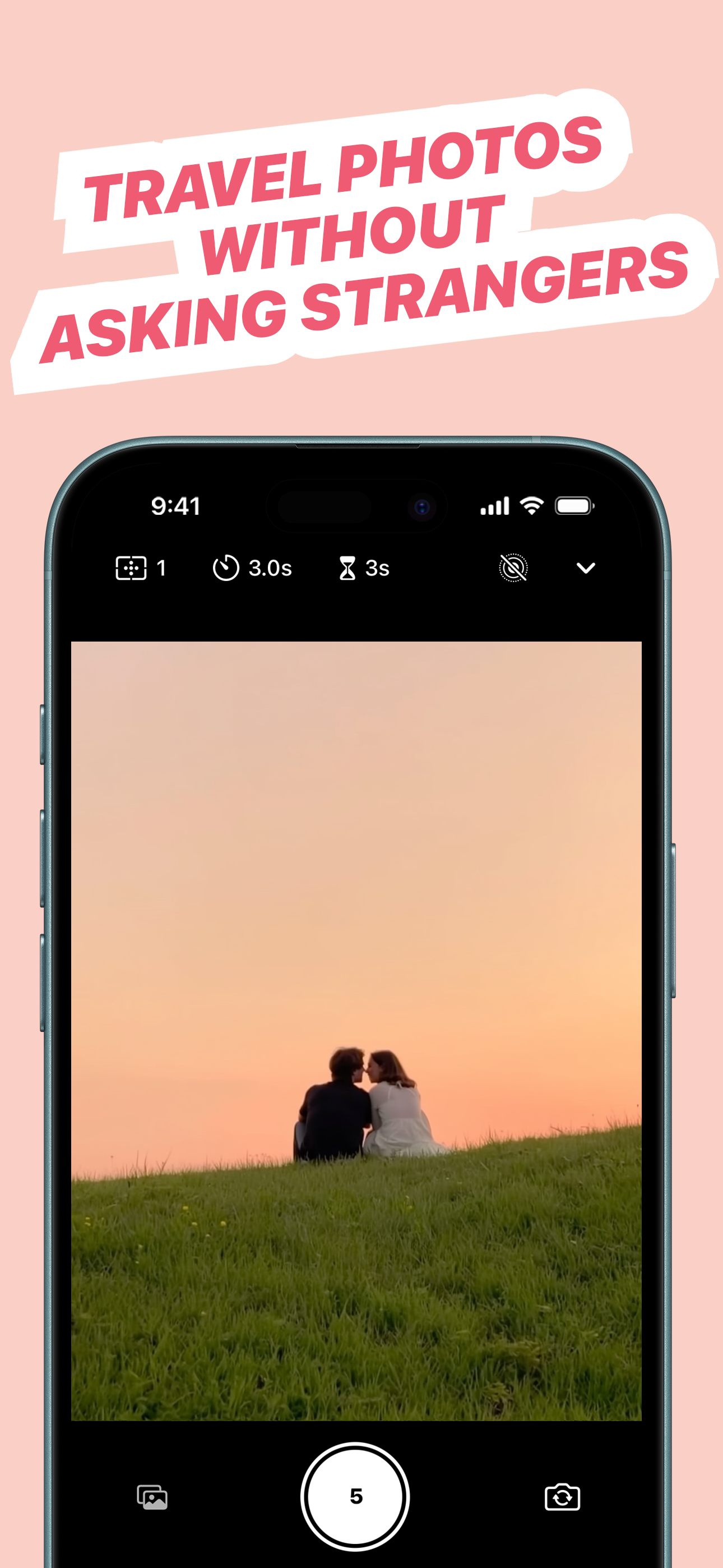 Intelligent best photo selection rating shots in Tripix Cam